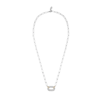 puffy oval link neckalce puffy oval link neckalce